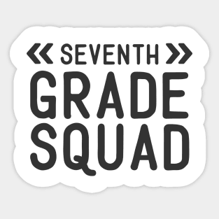 Seventh grade squad Sticker